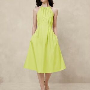 Banana Republic Cotton Poplin Dress S